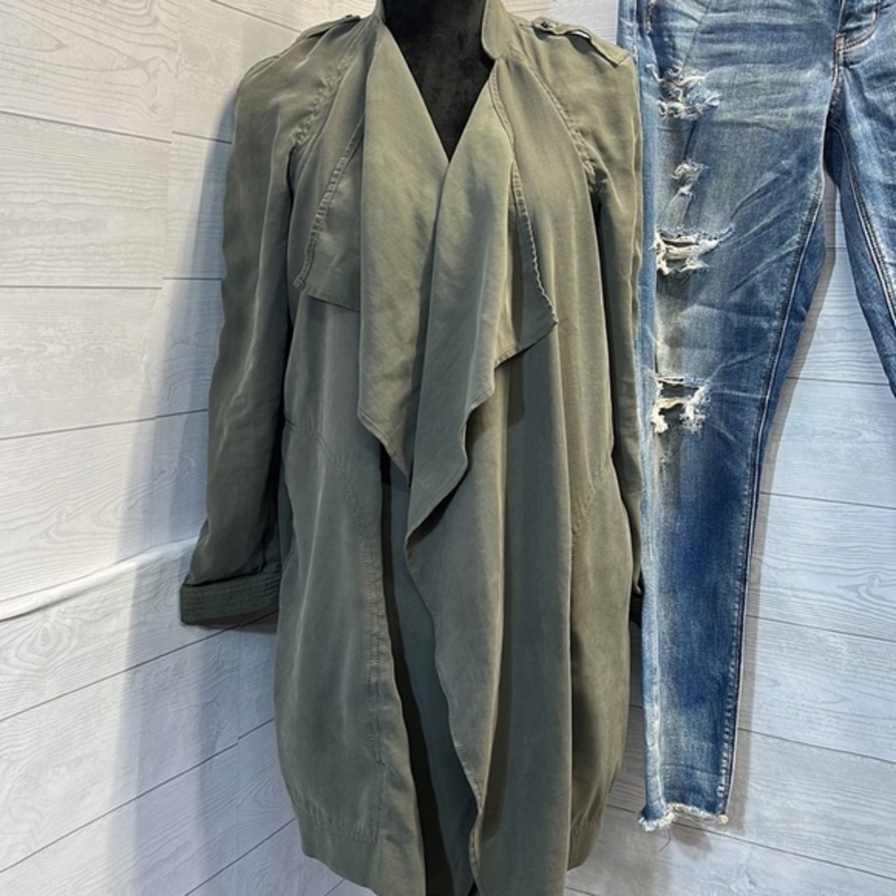 Guess Olive Green‎ Viscose Duster XS